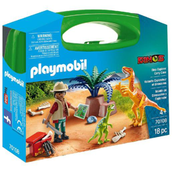 Playmobil - Maletín Grande Dinosaurios y Explorador - 70108 precio