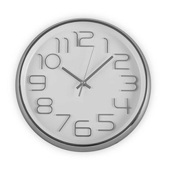 Reloj Cocina Plata 30cm precio