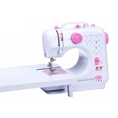 Mini máquina de coser eléctrica multifuncional Fanghua FHSM-505A