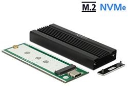 Delock Carcasa Externa para con 2 Nvme Pcie SSD, Laufwerksgehäuse características