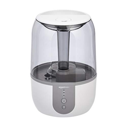 AmazonBasics - Humidificador con función automática inteligente, de 4 l, blanco en oferta