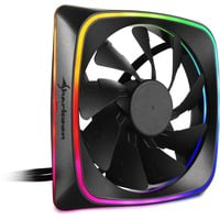 RGB SHARK Lights Boitier PC Ventilateur 12 cm Noir, Ventilateur de boîtier precio