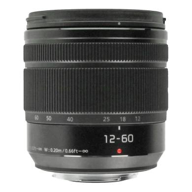 Panasonic 12-60mm 1:3.5-5.6 Lumix G Vario ASPH Power OIS (H-FS12060) noir - comme neuf