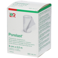 Porelast® 8 cm x 2.5 m características