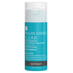 Paula's Choice Clear Extra Strength Anti-Redness Exfoliating Solution with 2% Salicylic Acid - Trial Size (30ml) características