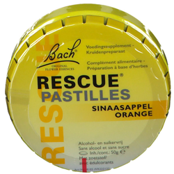 Bach Bloesem Rescue Pastilles Orange Sans Sucre características