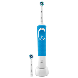 Oral-B Vitality Plus CrossAction Power Handle Electric Toothbrush - Blue características