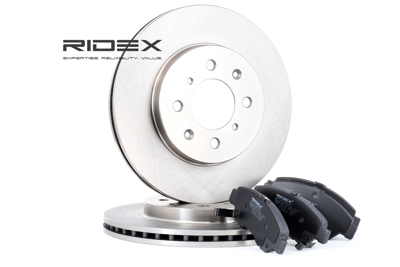 RIDEX Kit de freins, frein à disques 3405B0121  HONDA,JAZZ II GD,JAZZ III GE,JAZZ Sedán,CITY Sedán GM