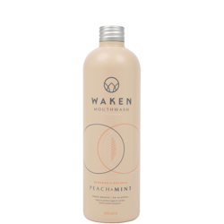 Waken Mouthwash Peach & Mint 500ml en oferta