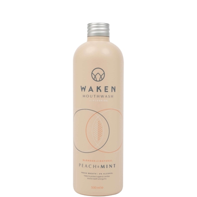 Waken Mouthwash Peach & Mint 500ml