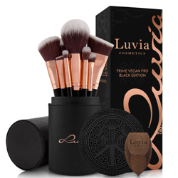 Luvia Prime Vegan Pro Brushes Set - Black Edition precio