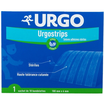 Urgo Urgostrips Bandelettes adhésives 10 mm x 6 mm