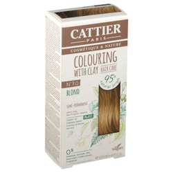 Cattier Coloration capillaire à l'argile N°7.0 blond precio