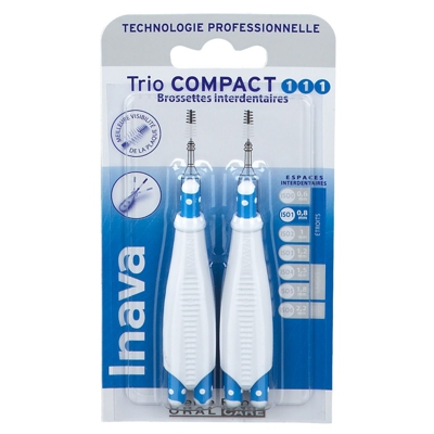 Inava Trio Compact 1 1 1, Brossette interdentaire 0,8 mm Iso1