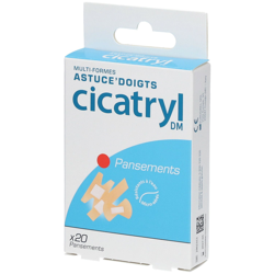 Cicatryl pansements multiformes doigts características