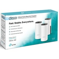 Deco M4(3-pack) Bi-bande (2,4 GHz / 5 GHz) Wi-Fi 5 (802.11ac) Blanc 2 Interne, Routeur maillé características