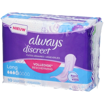 always® discreet Serviettes pour incontinence Long