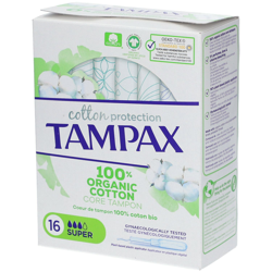 Tampax Cotton Protection Super características