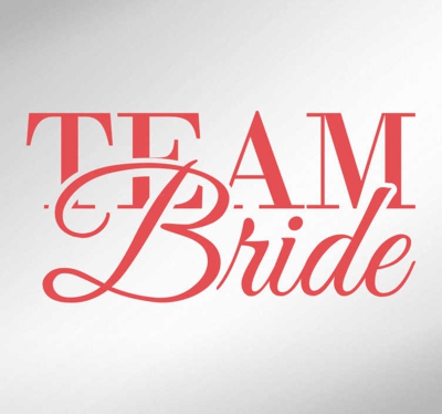 Sticker enterrement vie de jeune fille Team Bride