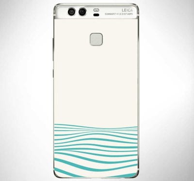 Sticker vagues abstraites (huawei)