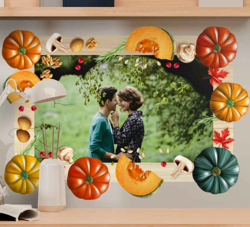 Autocollant Decor Cadre photo de fruits en oferta