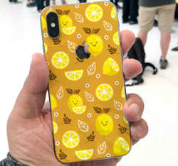 Sticker iphone citrons souriant precio