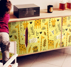 Sticker Deco Meuble Girafes precio