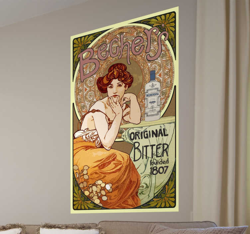 Sticker poster art nouveau precio