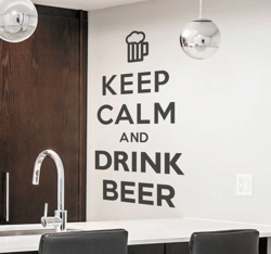 Sticker Keep Calm and Drink Beer en oferta