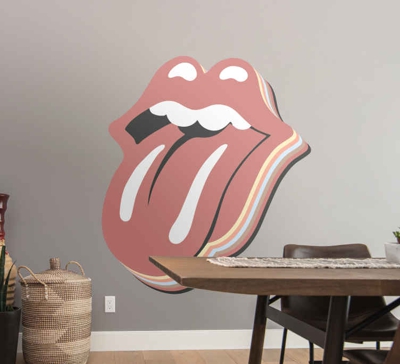 Sticker Retro Rolling stones langue vintage