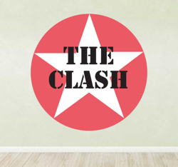 Sticker logo étoile The Clash en oferta