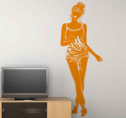 Sticker mural modèle danse en oferta