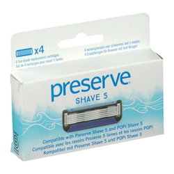 preserve Shave 5 Lames de rechange precio