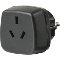 Travel Adapter Australia, China/earthed adaptateur de puissance & onduleur Noir, Adaptateur de prise precio