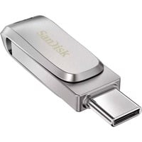 Ultra Dual Drive Luxe lecteur USB flash 64 Go USB Type-A / USB Type-C 3.2 Gen 1 (3.1 Gen 1) Acier inoxydable, Clé USB