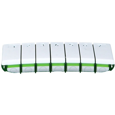 Pilbox City Blanc / Vert