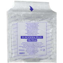 Euroderm Plus 10 cm x 10 cm Sterile características