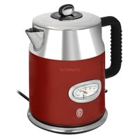 Retro Ribbon bouilloire 1,7 L 2400 W Rouge, Argent características