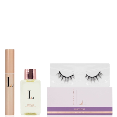 Lola's Lashes Amethyst Magnetic Eyelash Kit - Black Eyeliner