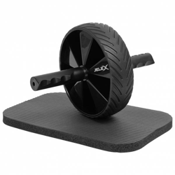 JELEX Sixpack Entraîneur abdominal Ab Wheel noir en oferta