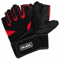 JELEX Power Gants d'entraînement rembourrés premium noir-rouge precio