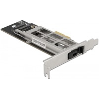 Rack mobile de carte PCI Express pour 1 x M.2 NMVe SSD - Facteur de forme à profile plat, Cadre de montage