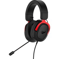 TUF Gaming H3 Casque Arceau Connecteur de 3,5 mm Noir, Rouge, Casque Gaming