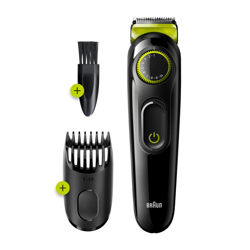 Braun Beard Trimmer 3 BT3221, Black/Volt Green características