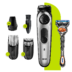 Braun Beard Trimmer 5 BT5260, Black/Silver Metal en oferta