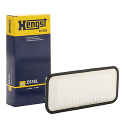 HENGST FILTER Filtre à Air SUBARU,TOYOTA,DAIHATSU E638L 1444PW,1444RG,1444RH  1444XA,1780123030000,1444PV,1444RG,1444RH,1444XA,1770023080,178010J020 características