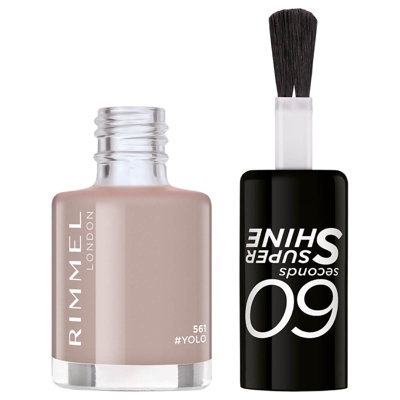 Vernis à ongles 60 Seconds Super Shine Rimmel 8 ml (disponible en plusieurs teintes) - 561 Yolo