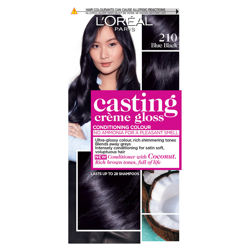 L'Oréal Paris Casting Crème Gloss Semi-Permanent Hair Dye (Various Shades) - 210 Blue Black características