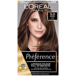 L'Oréal Paris Préférence Infinia Hair Dye (Various Shades) - 5 Palma Natural Light Brown características