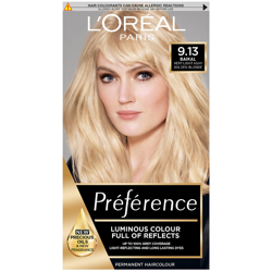 L'Oréal Paris Préférence Infinia Hair Dye (Various Shades) - 9.13 Bergen Light Beige Blonde precio